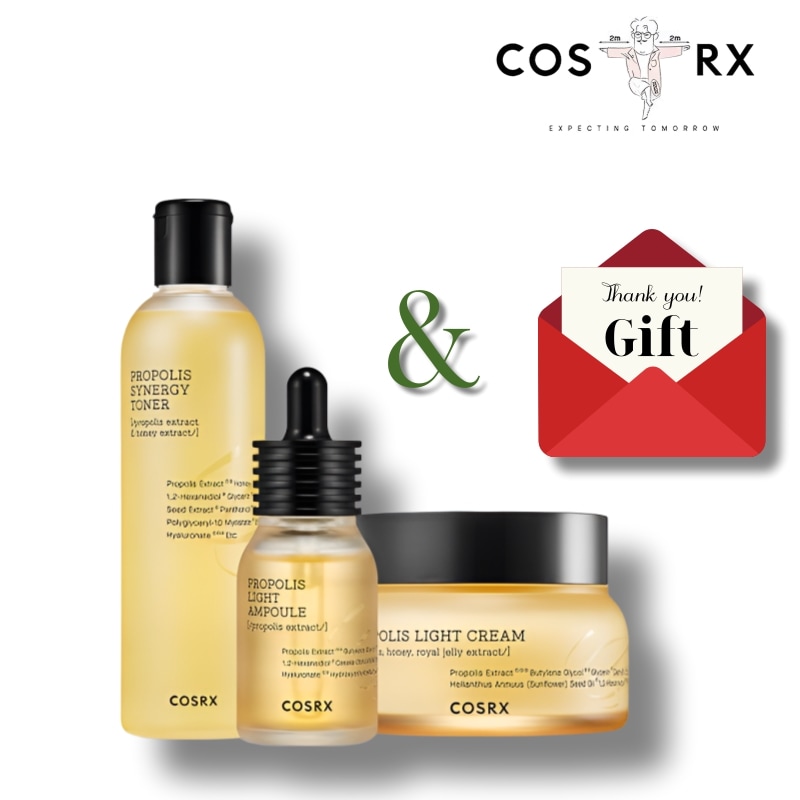 [高保湿ハニーグロウケア] プロポリス化粧水280ml＋アンプル30ml＋クリーム65ml／1本または3点セット選択可／ツヤ肌＆うるおいケア 4,876円