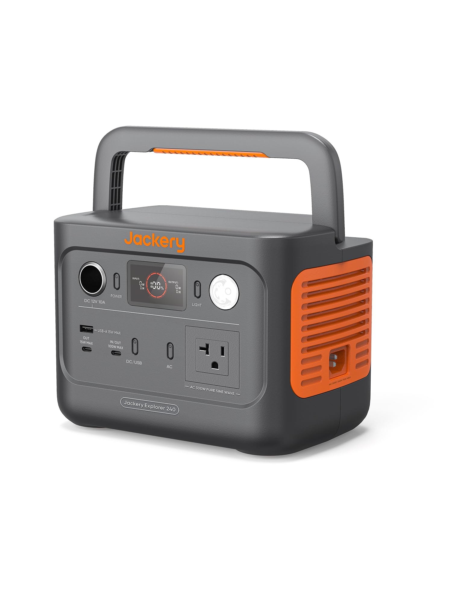 Jackery ポータブル電源 240 New 256Wh リン酸鉄 長寿命 定格出力300W 瞬間最大600W 60分急速充電 スマホ タブレット充電用 モバイルバッテリー コンパクト UPS機能 24,797円