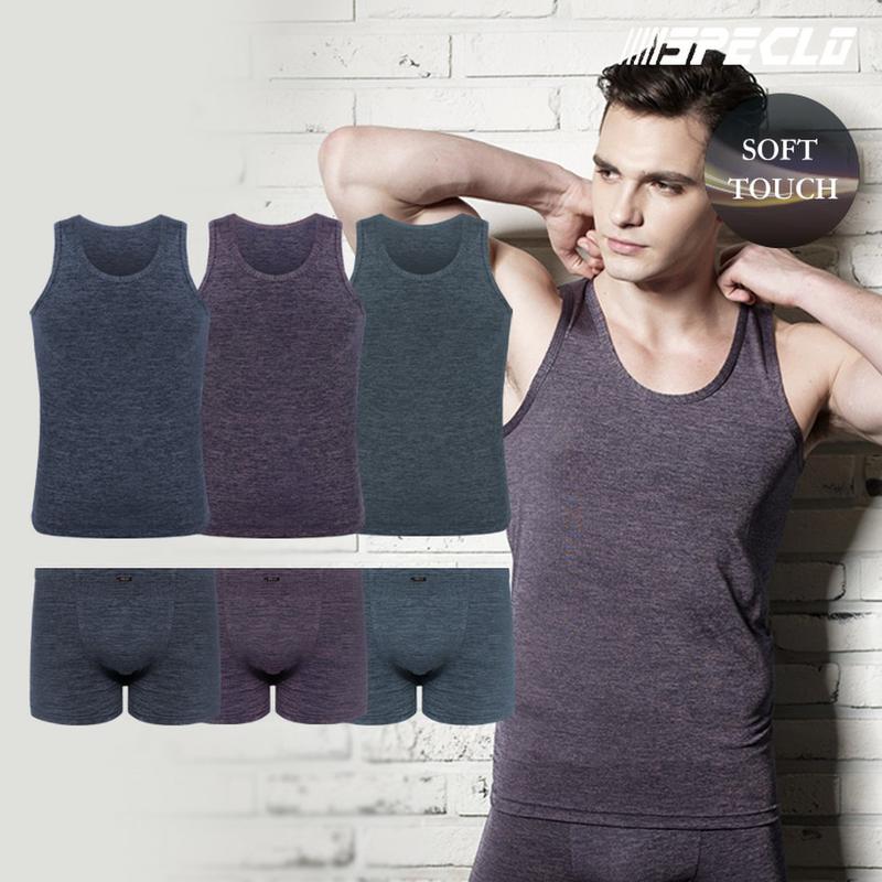 ケインインティングランニング+ドロズパンツ男性下着6点セット