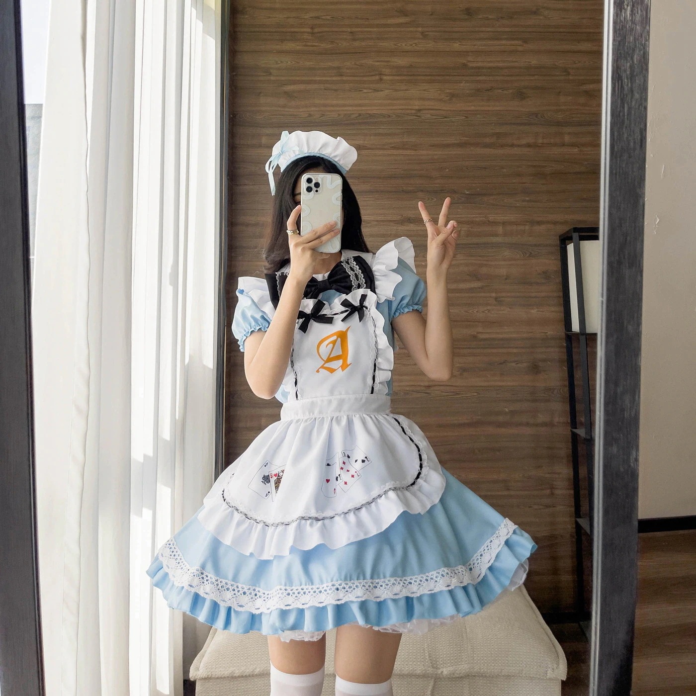 ロリータ新作コスム ポーカー メイド服 コスプレ衣装