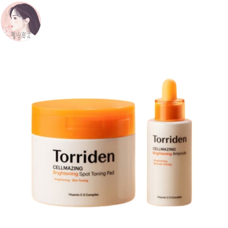 [2点セット]跡 トーニング パッド 70枚+セルメイジング ビタC ブライトニング アンプル 30ml