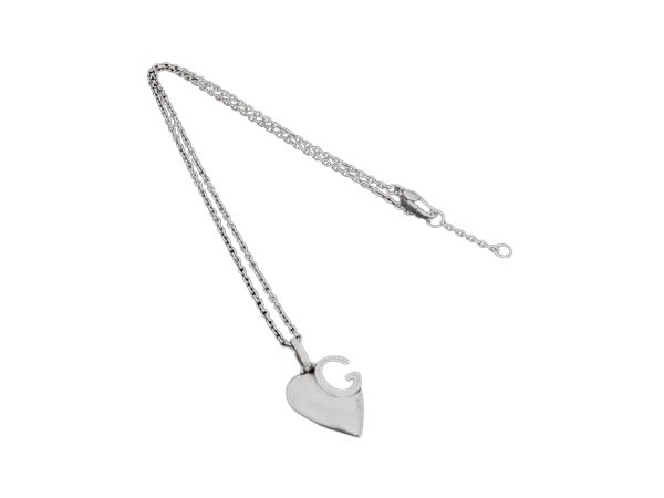 グッチ ネックレス Gロゴ SV925 - ハート シルバー ジュエリー ペンダント ブランド 小物 ラグジュアリー 誕生日プレゼント 女性 彼女 ギフト ユニセックス メンズ【本物保証】 12,168円