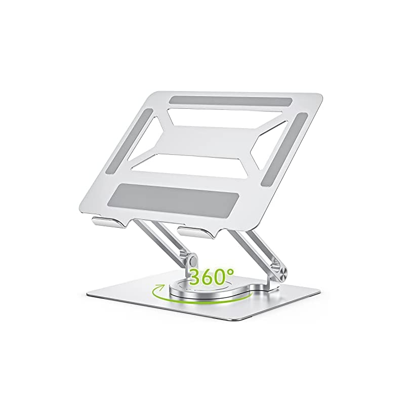 【即納】BoYata ノートパソコンスタンド 360回転式 PCスタンド タブレットスタンド 教卓スタンド 角度/高さ無段階調節 人間工学設計 放熱対策 滑り止め 姿勢改善 腰痛/猫背解消 17インチ 6,299円