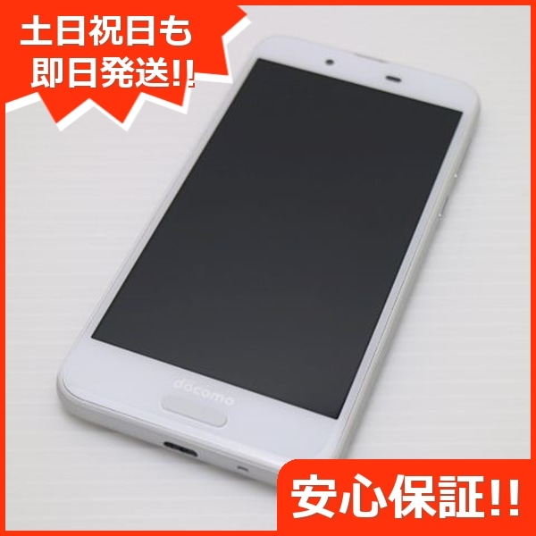 美品 SH-01K AQUOS sense ホワイト スマホ 57