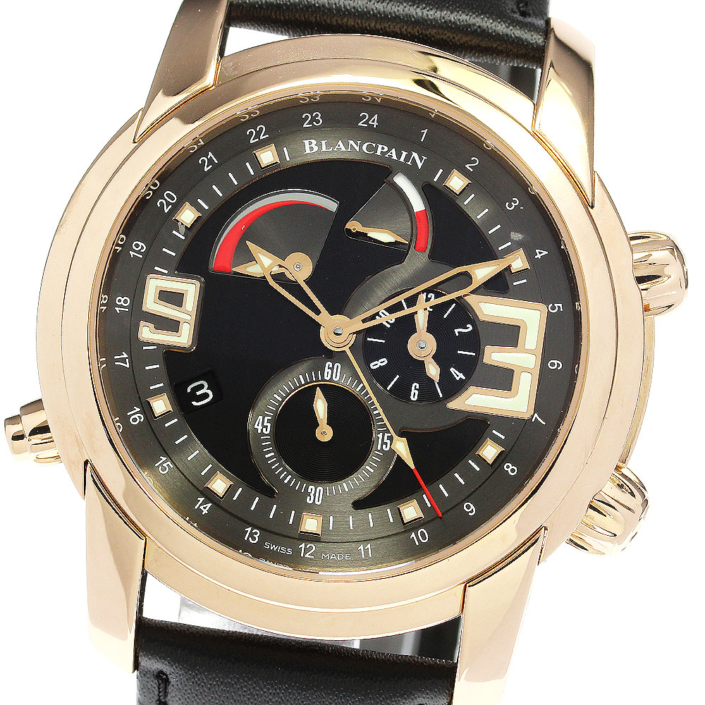 訳あり 【Blancpain】ブランパン L-エボリューション GMTアラーム K18PG 8841-3630-53B 自動巻き メンズ_719274【中古】