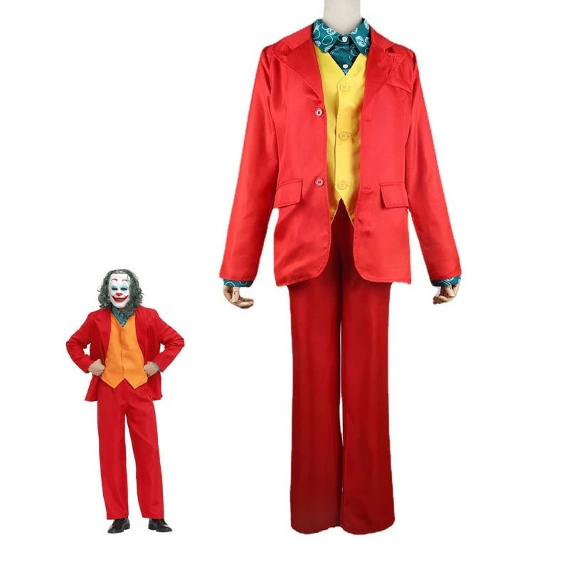 ジョーカー Joker メンズ ピエロ 映画 DC コスチューム コスプレ衣装 変装 仮装 バットマン ハロウィン イベント コスプレ 変装 仮装