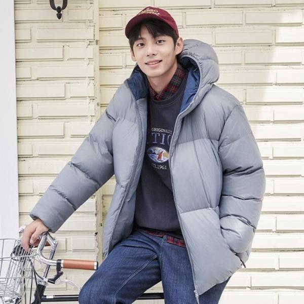 HC21 共用 ベーシック フード パディングジャンパー NUL860 (S44595948)