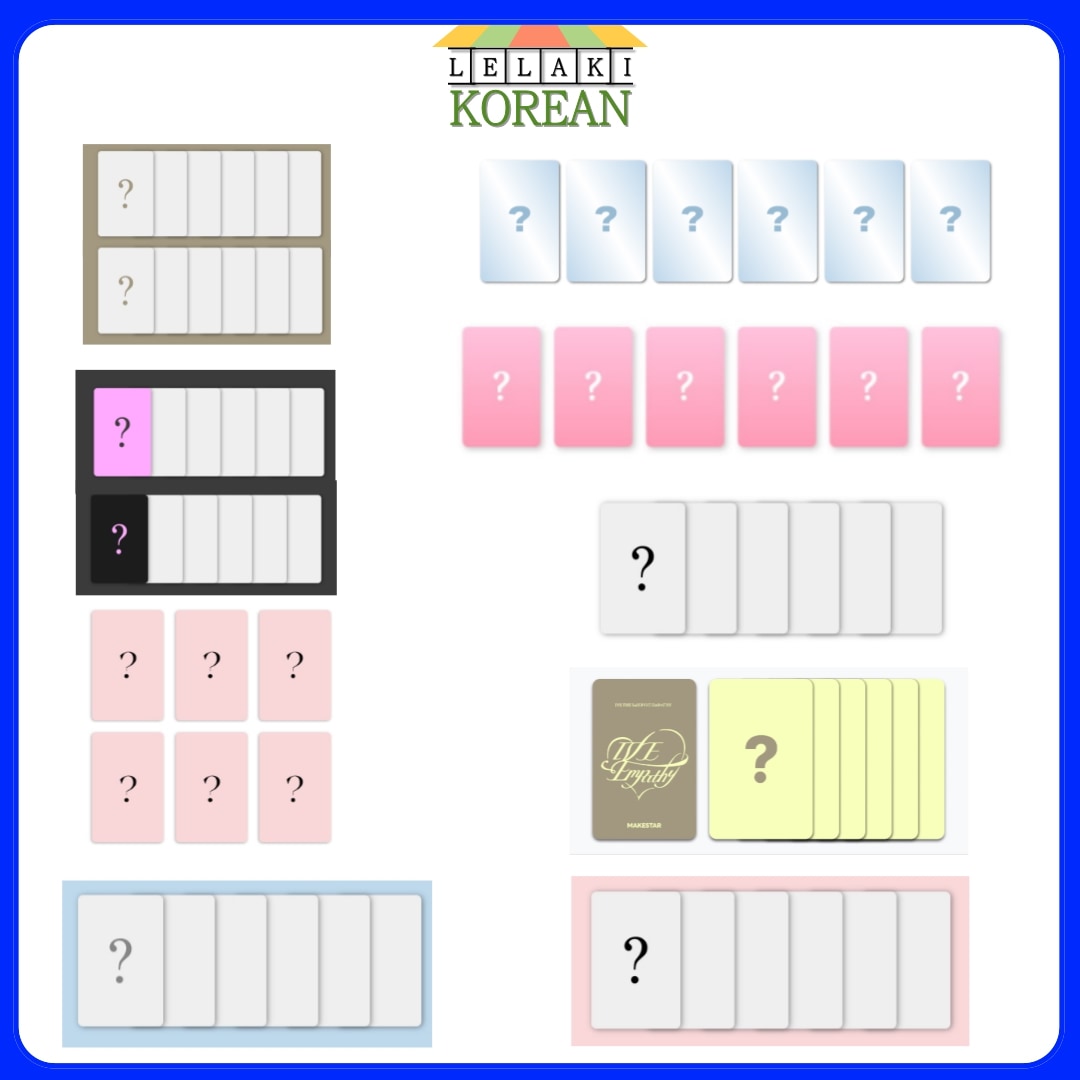 [POB] IVE The 3rd EP IVE EMPATHY applemusic soundwave withmuu makestar STARSHIP SQUARE POB Photocard