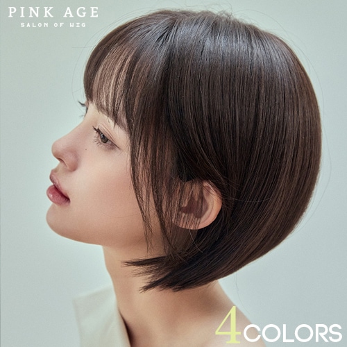 総手植えフルウィッグ) ボブカットジェリー（モースト原糸）