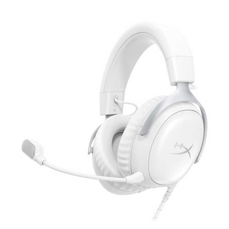 HYPERX　ゲーミングヘッドセット Cloud III ［両耳 / ヘッドバンドタイプ］ ホワイト　BS7C1AA