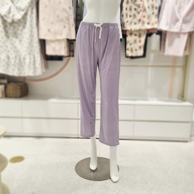 AK水原店 50D ポリスパン 幾何学模様プリント 9分丈 女性用イージーウェアパンツ EZ1962P