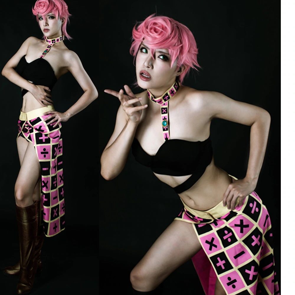 ジョジョの奇妙な冒険 トリッシュウナ コスプレ衣装 コスチューム 学園祭 イベント 文化祭 仮装