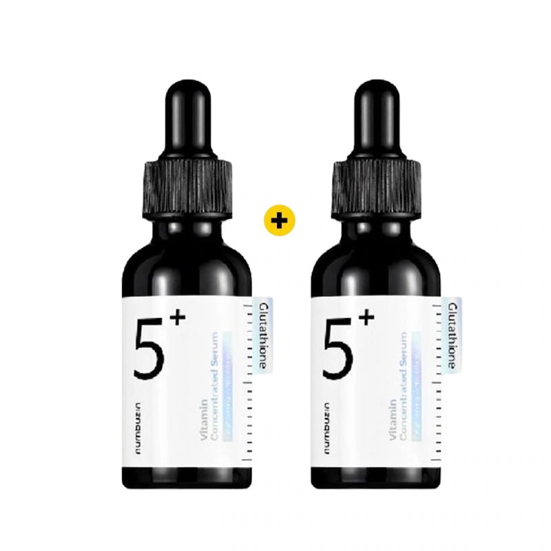 ナンバーズイン 5番グルタチオン C跡アンプル 30ml (+ 5番パッド 6枚) numbuzinアンプル/パッド