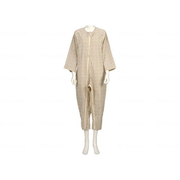 ソフトケアねまき 両開きファスナー スリーシーズン 紫 L 106414 メーカー直送