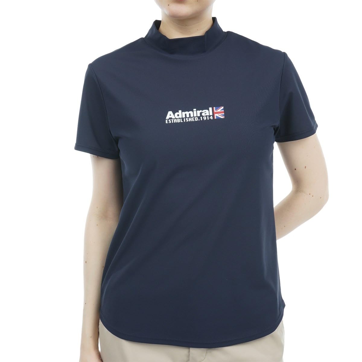 [アドミラルゴルフ] ゴルフシャツ ベーシックフロントロゴ モックネックシャツ ADLA314 レディース 11,684円