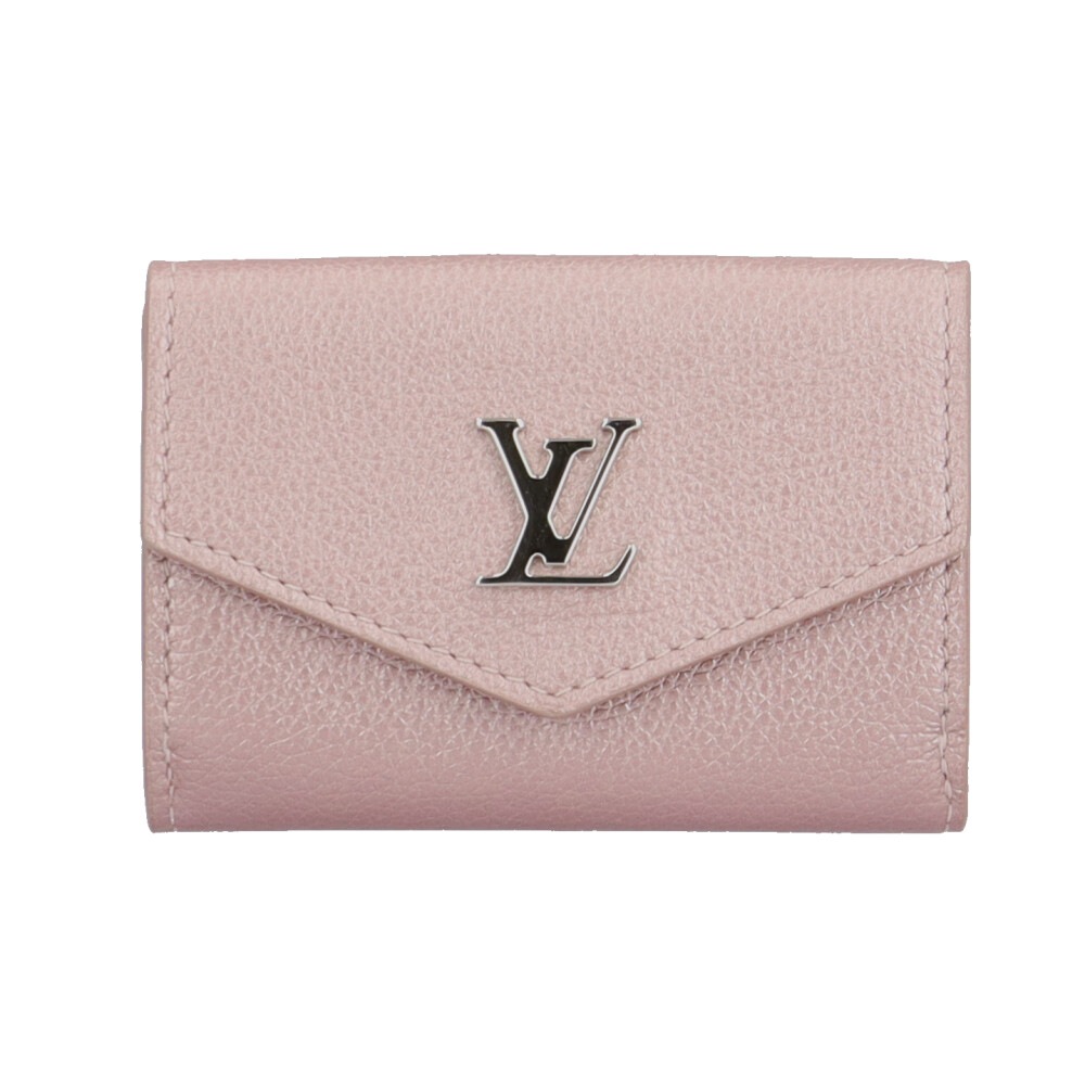 ルイヴィトン ポルトフォイユ・ロックミニ 三つ折り財布 カーフ M69813 LOUIS VUITTON 中古 美品