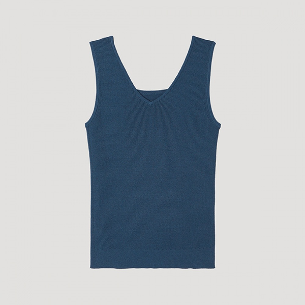 [Shes Miss] ツーウェイスリーブレスニットトップ_SSKPOP22530_TG