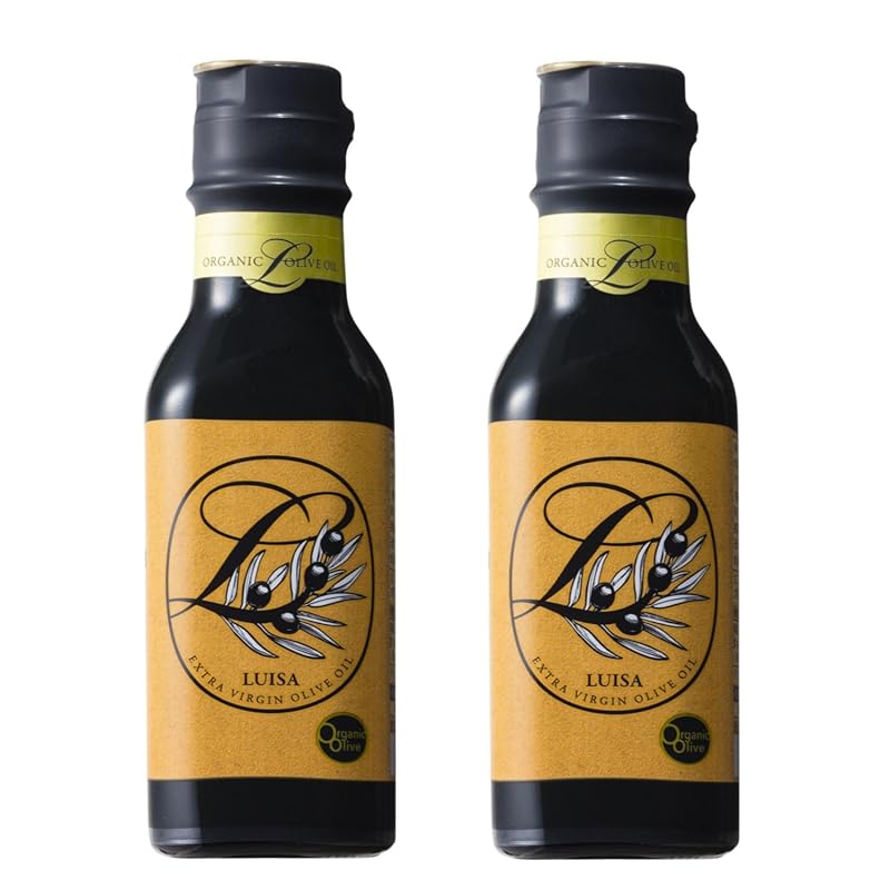 日清オイリオ 有機 エキストラバージンオリーブオイル ルイーザ（LUISA）190g×2本 有機オリーブ 100％ 高級 南イタリア産 ギフト オーガニック