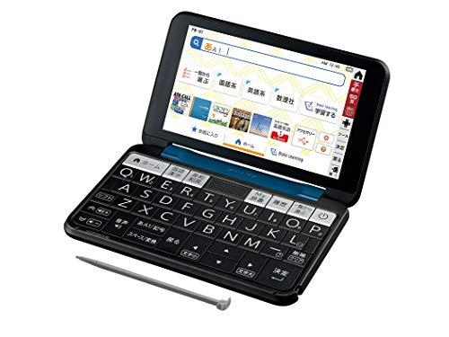 シャープ 電子辞書 BRAIN 高校生モデル(6教科対応) PW-H1-K(ネイビー系) 2021年