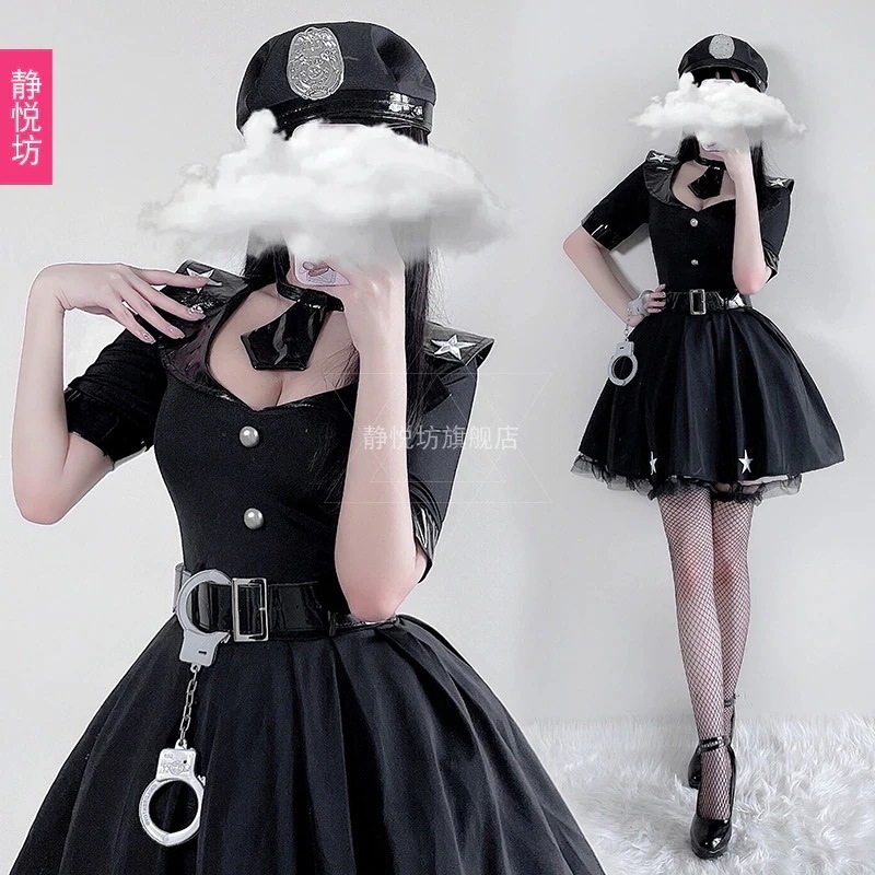 コスチューム 大人 女性 コスプレ 婦人警官 制服 ナイトクラブ スチュワーデス ネイビー 制服 ポリス