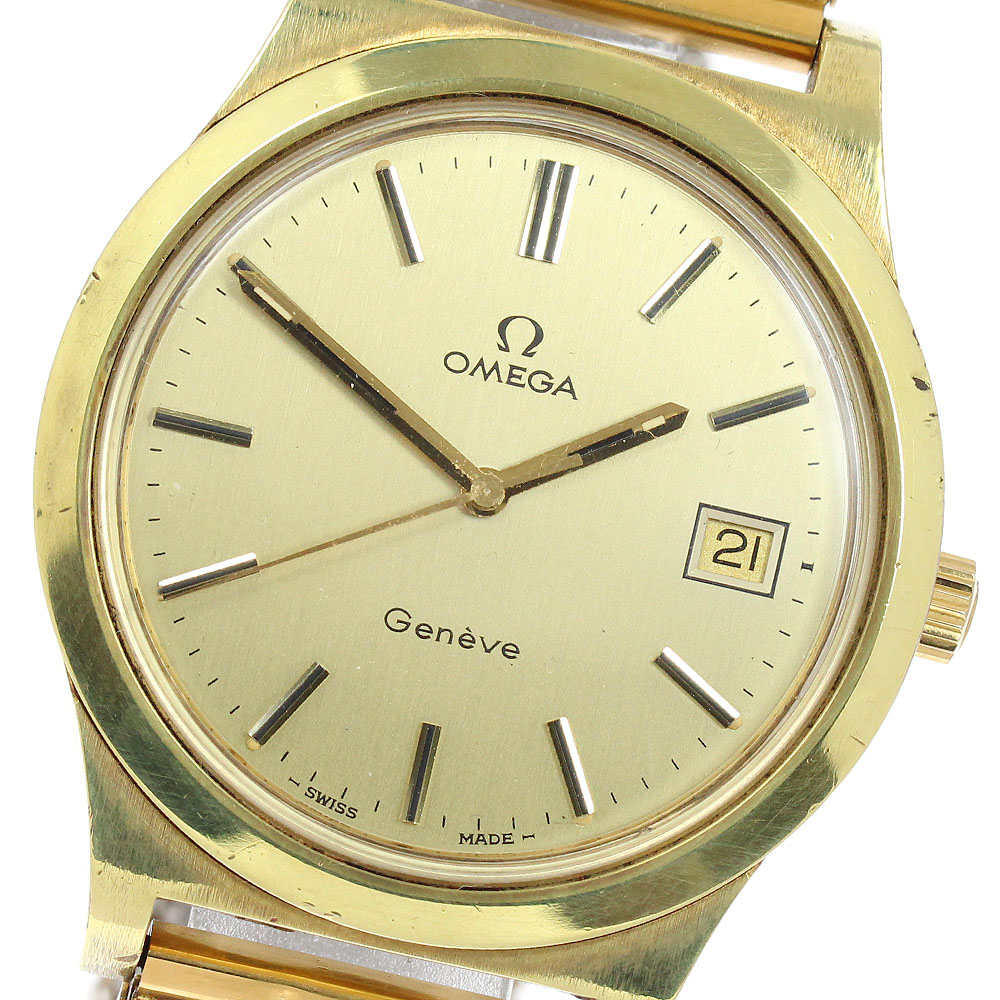 オメガ OMEGA 136.0102 ジュネーブ デイト Cal.1030 自動巻き メンズ _945302【中古】
