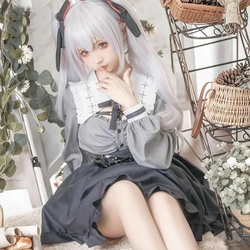 【短納期】超低価 格2025コスプレ ハロウィン バーチャル VTuber ライバー Kuzuha 葛葉 コスプレ衣装 コスチューム 女体化 サーニャ 髪飾り付き ヴァンパイア ハロウィン 変装 仮
