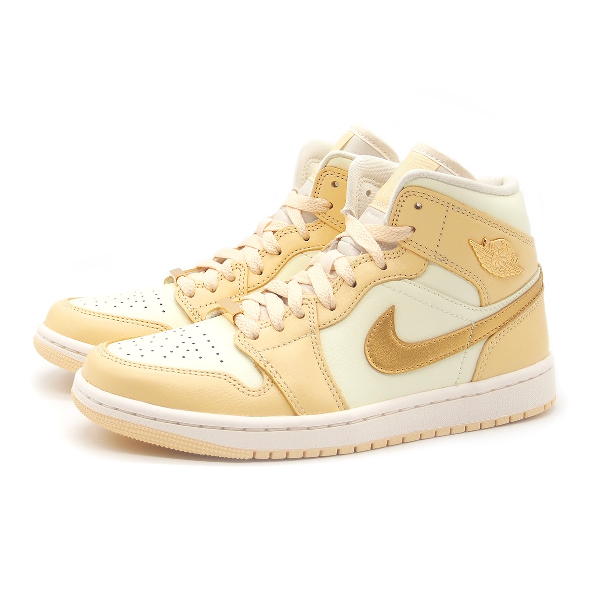 ナイキ スニーカー レディース ウィメンズ エアジョーダン1 ミッド ペールバニラ NIKE WMNS AIR JORDAN 1 MID PALE VANILLA/COCONUT MILK