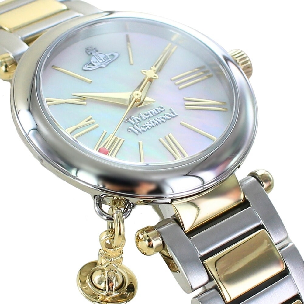 ヴィヴィアン ウエストウッド 腕時計 レディース ブランド オーブチャーム ブレスレット かわいい おしゃれ シンプル レディース腕時計 ブランド腕時計 女性用 仕事用 クオーツ ウォッチ お礼 贈り