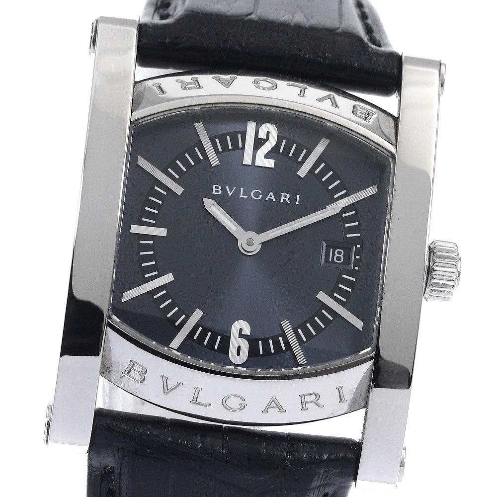 ブルガリ BVLGARI AA39S アショーマ デイト クォーツ ボーイズ _896921【中古】