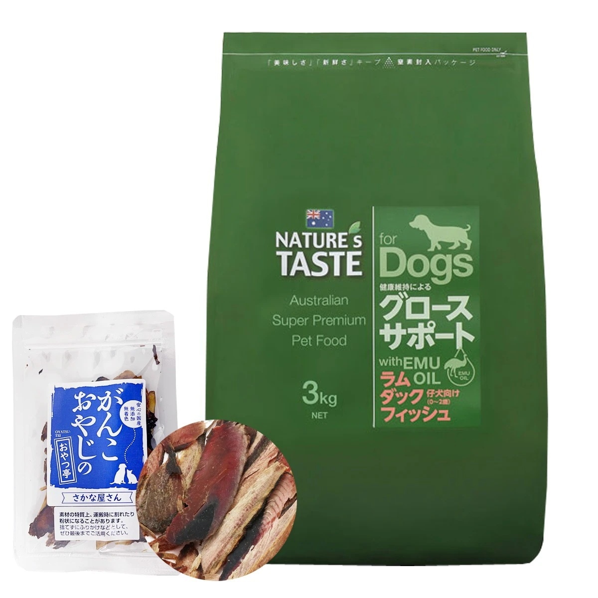 グロースサポート ラム＆ダック＆フィッシュ 3kg【お試し国産お魚厚削り15g付き】 7,887円