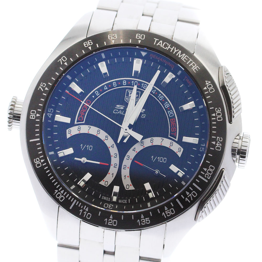 タグホイヤー TAG HEUER CAG7010 SLR キャリバーS メルセデス・ベンツ クォーツ メンズ 保証書付き_883497【中古】