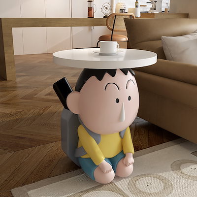 クレヨンしんちゃん　サイドテーブル　しんちゃん クレヨンしんちゃん しんちゃん サイドテーブル 45cm [Qoo10