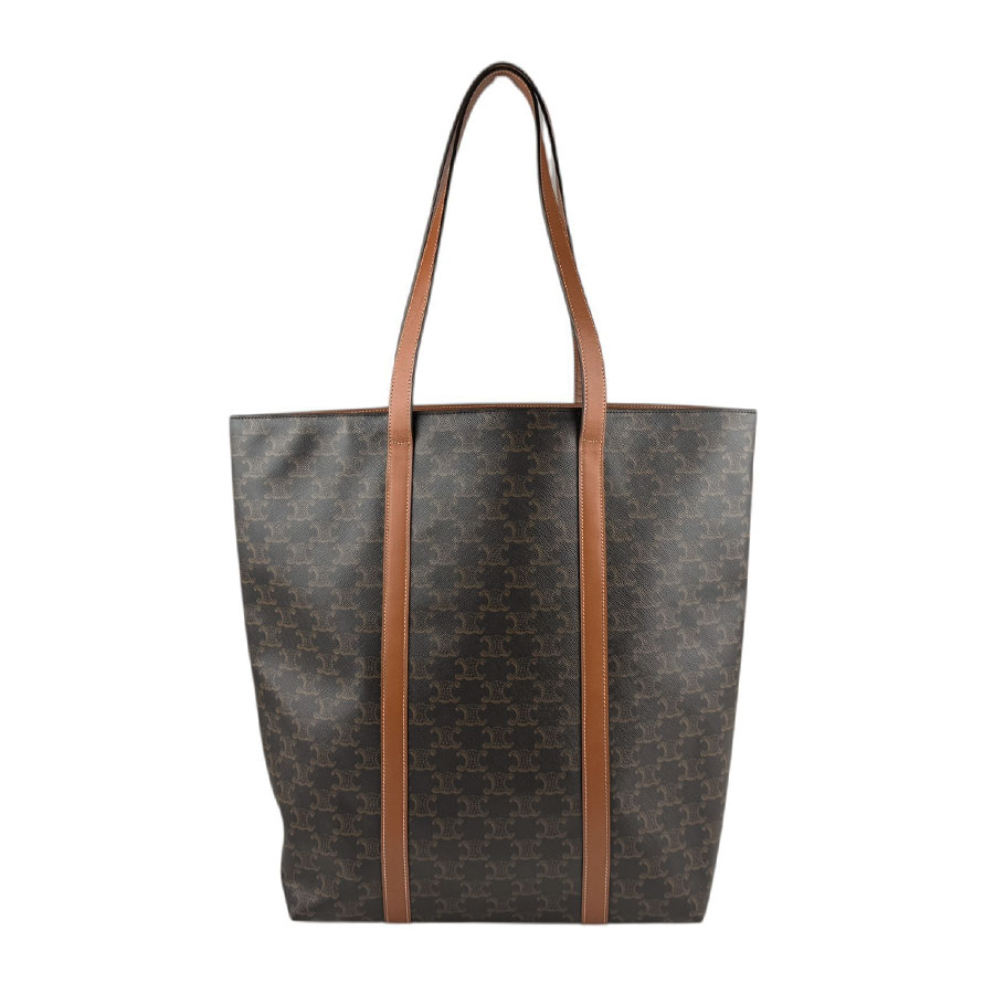 セリーヌ CELINE ショルダーバッグ トートバッグ ミュージアムバッグ PVC/レザー ブラック/ブラウン ユニセックス z5472