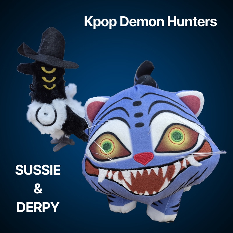 K-POPガールズ！デーモン・ハンターズ ダフィDerpy（虎）,Sussie（カササギ）SET ぬいぐるみ 5,220円
