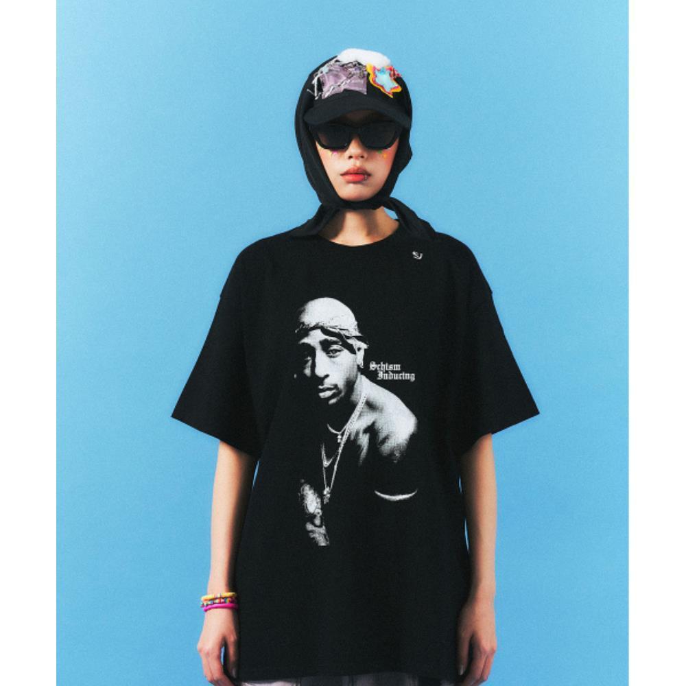 SCHISM INDUCING HARLEM T SHIRT BLACK SB8TS33BK