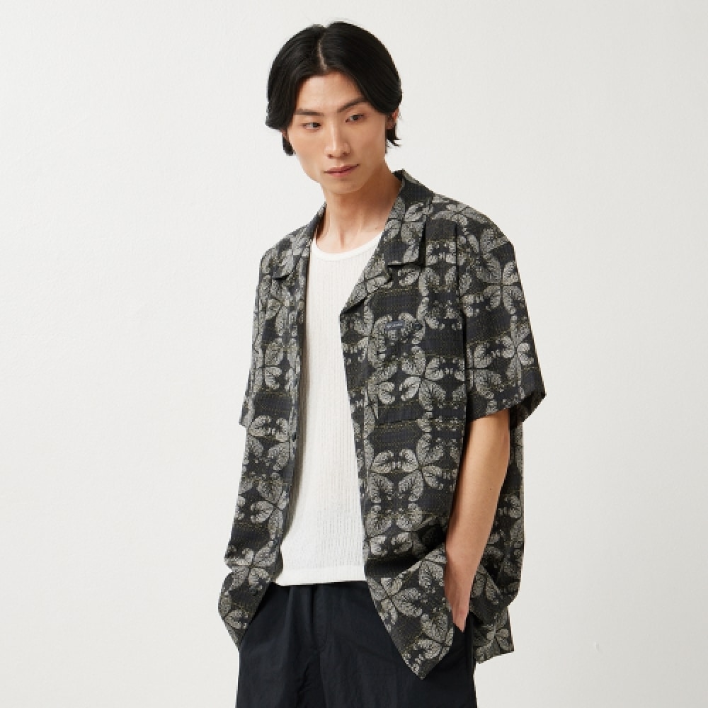 COLUMBIA メンズ活用者プリントキャンプシャツ