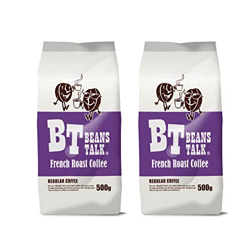 ビーンズトーク フレンチロースト ブレンド 深煎り 500g*2 (1kg / 豆のまま) アラビカ