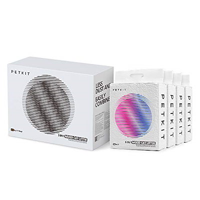 他サイト： PETKIT 猫砂 脱臭 混合砂 すばやく吸水 しっかり固まり お手入れ簡単 (7Lx4袋)の商品画像