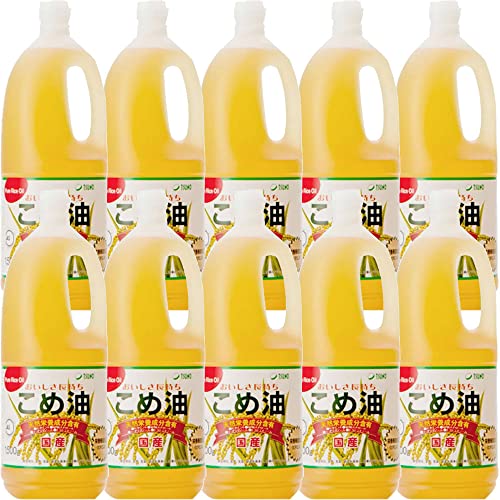 築野食品 こめ油 国産 1500g ×10本 米油