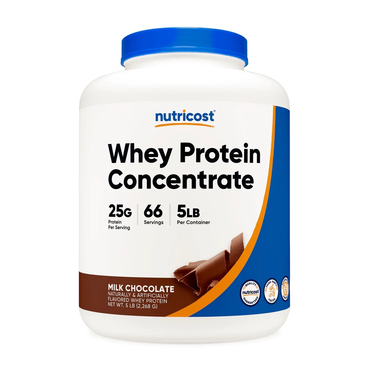 [USA] Nutricost ニュートリコスト Whey Protein Concentrate Powder Chocolate (5 LB)