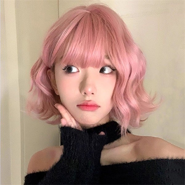 フルウィッグ ショート レディース ハロウィン ふんわり前髪 前髪あり 原宿風 かつら ぱっつん前髪 コスプレ 可愛い コスチューム 仮装 大人用 イベント 学園祭 文化祭 変装 4,615円