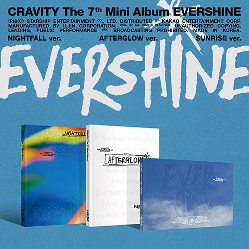 [CRAVITY] クラビティミニアルバム7集3種セット EVERSHINE