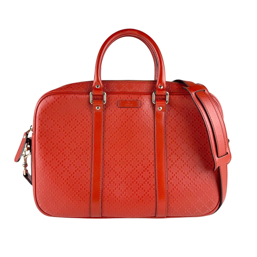 グッチ GUCCI ハンドバッグ ショルダーバッグ ディアマンテ レザー オレンジ メンズ 344357 z8357