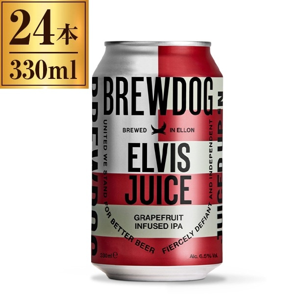 ビール 24本 330ml エルビスジュース 缶 330ml 24