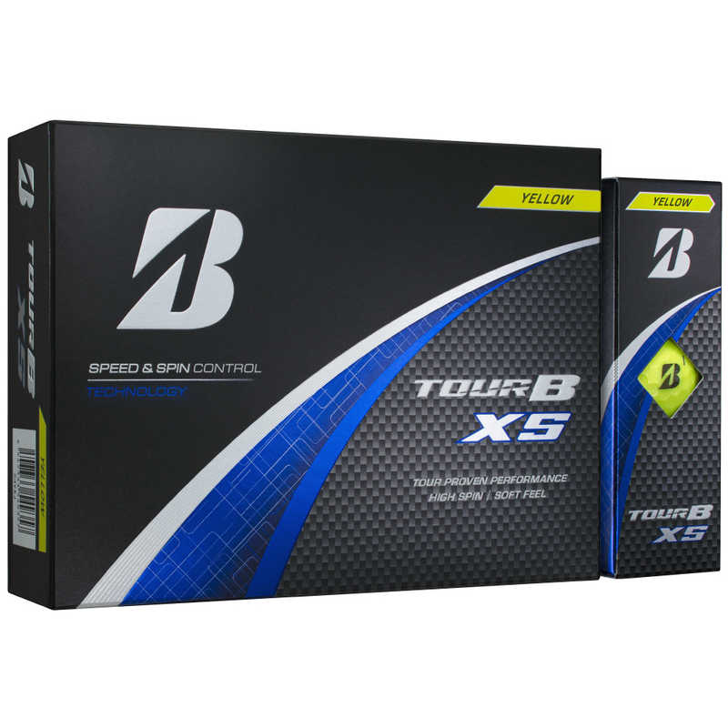 ブリヂストン　ゴルフボール TOUR B XS ツアービー・エックスエス [12球(1ダース)] イエロー 【返品交換不可】　S4YXJ