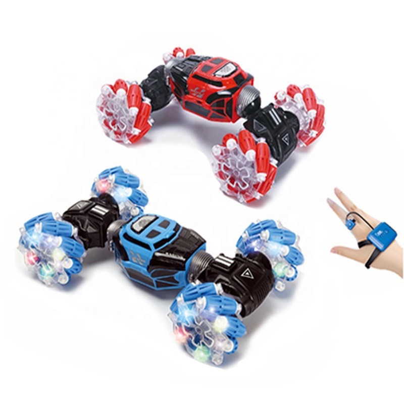 子供2.4gのリモートコントロールスタント車おもちゃ親子インタラクティブボーイアウトドアリモートコントロリーおもちゃ