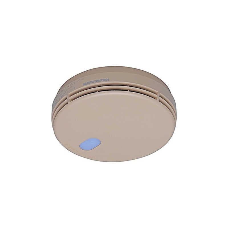 能美防災　住宅用火災警報器 無線式連動型 子器 煙式 100ミリサイズ 1台 ライトブラウン（和室色）　FSKJ226-C-J