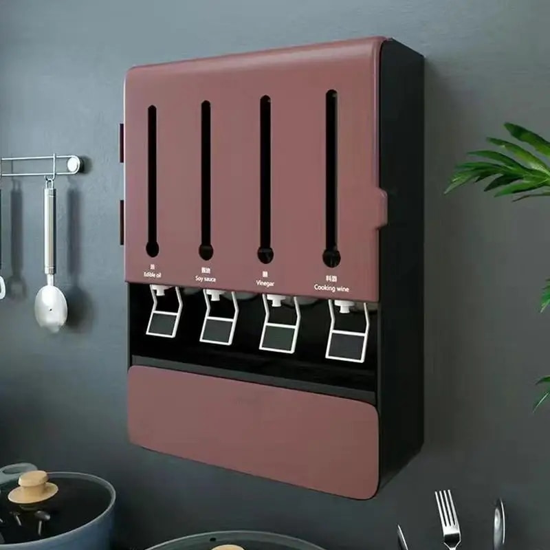 納期21日壁掛け式スパイスラック,多機能,収納ボックス,パンチなし,大容量棚