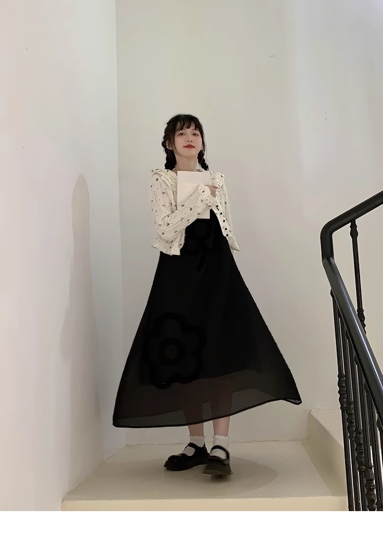 プラスサイズ 婦人服 プルオーバー 長袖 サスペンダー 春 夏 甘い ファッション スーツ 個性的 トップス カーディガン 長袖 Vネック 襟付き かわいい 大人可愛い 大人 上品 おしゃれ お洒落