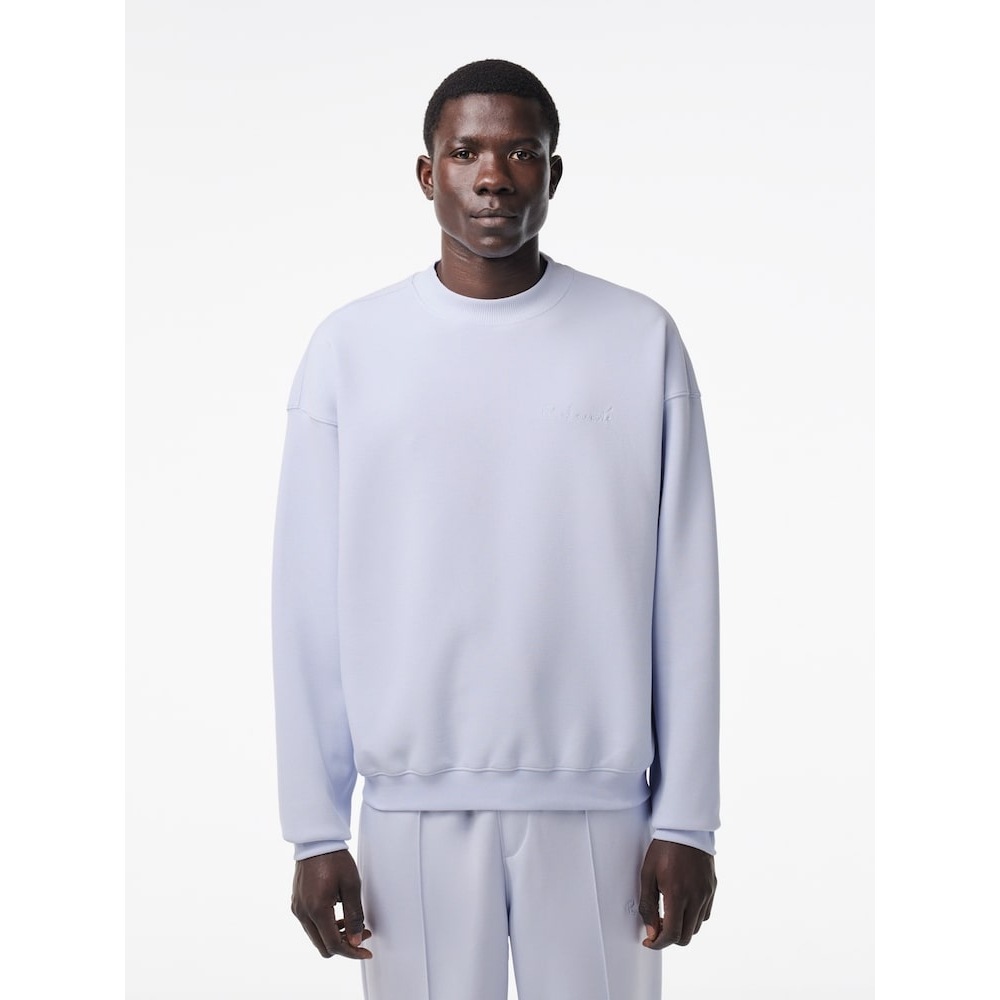 LACOSTE メンズシグネチャーエンブロイダリーマッチモックネックスウェットシャツ SH7470-54G J2G Q2NSH7470-54GJ2G